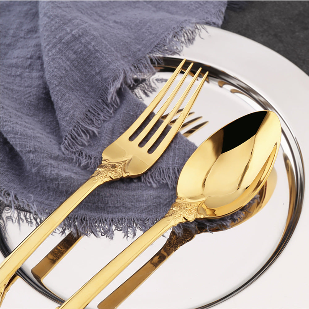 Louise Gold Luxury Flatware Set - DARIYA HOME