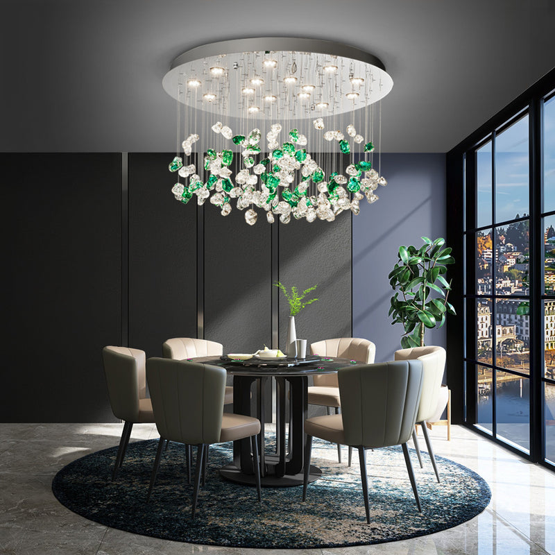 Marcia Handcrafted Glass Luxury Chandelier - DARIYA HOME