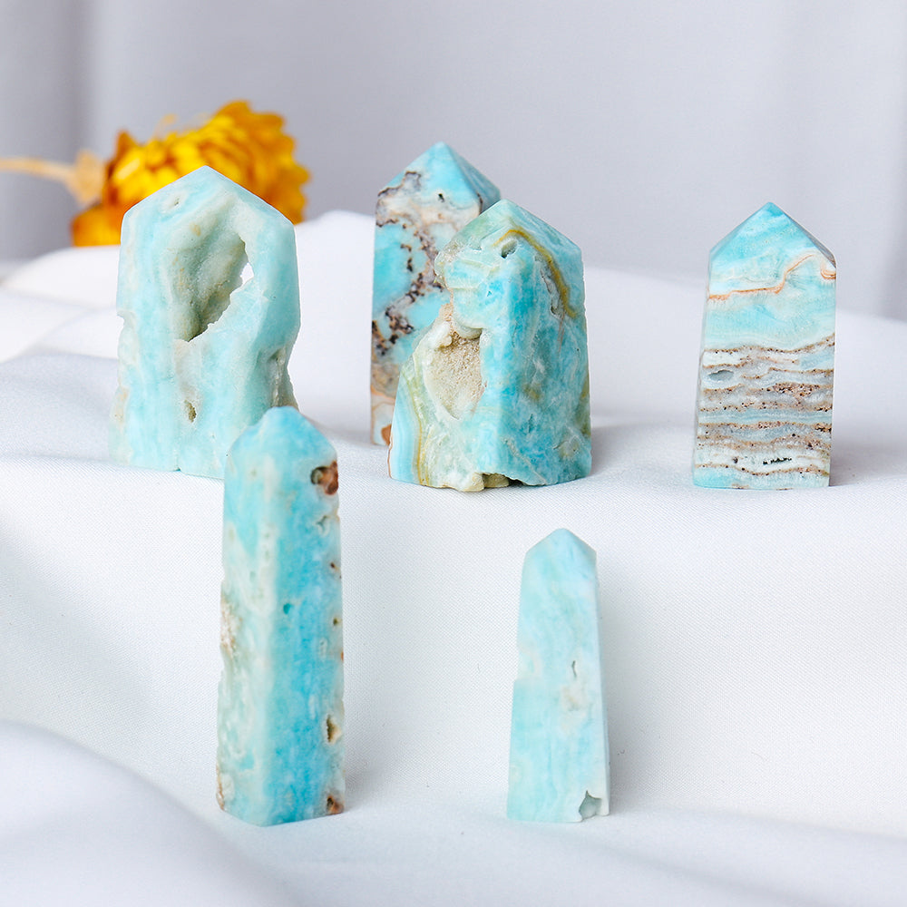 Natural Caribbean Calcite Crystal Luxury Home Decoration