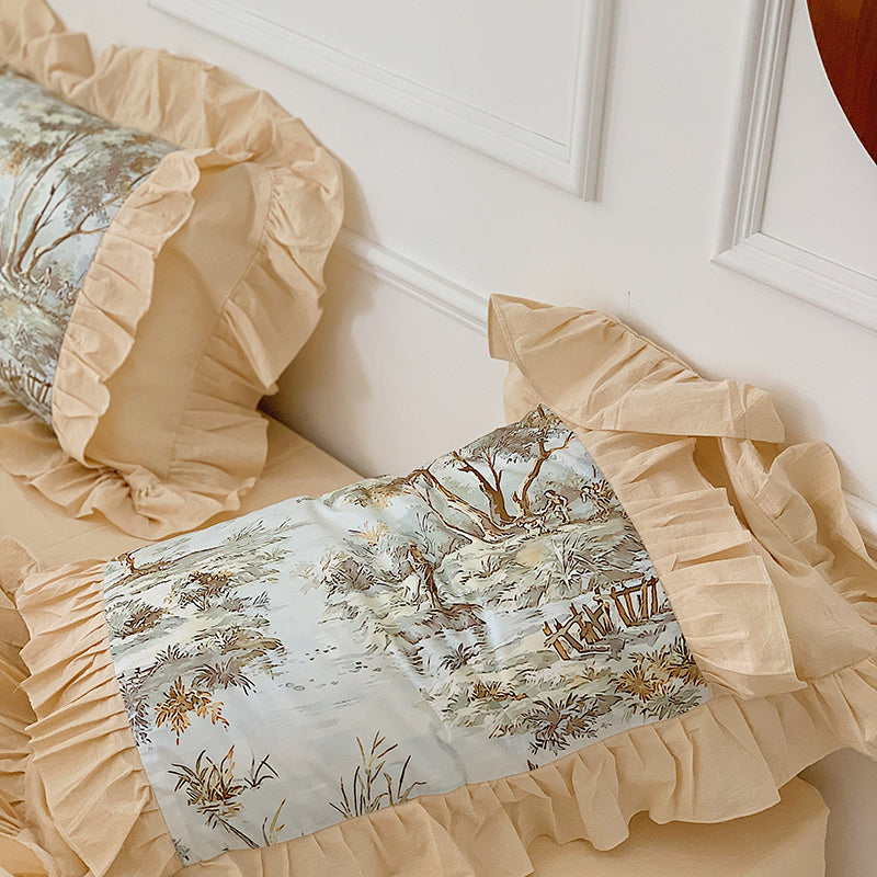 Vintage Forest Yarndyed Cotton Bedding Set - DARIYA HOME