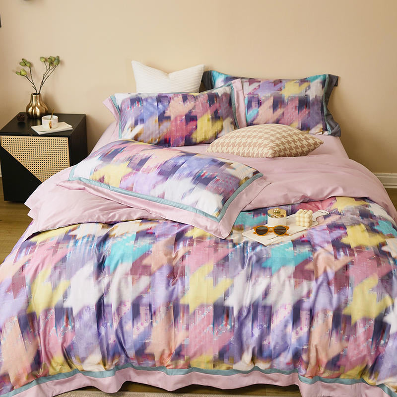 Drusilla Luxury Egyptian Cotton Duvet Bedding Set - DARIYA HOME