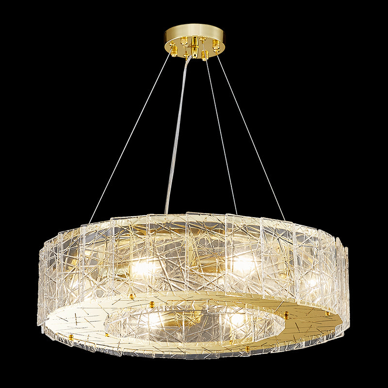 Anjali Luxury Handmade Crystal Round/Rectangular Chandelier - DARIYA HOME