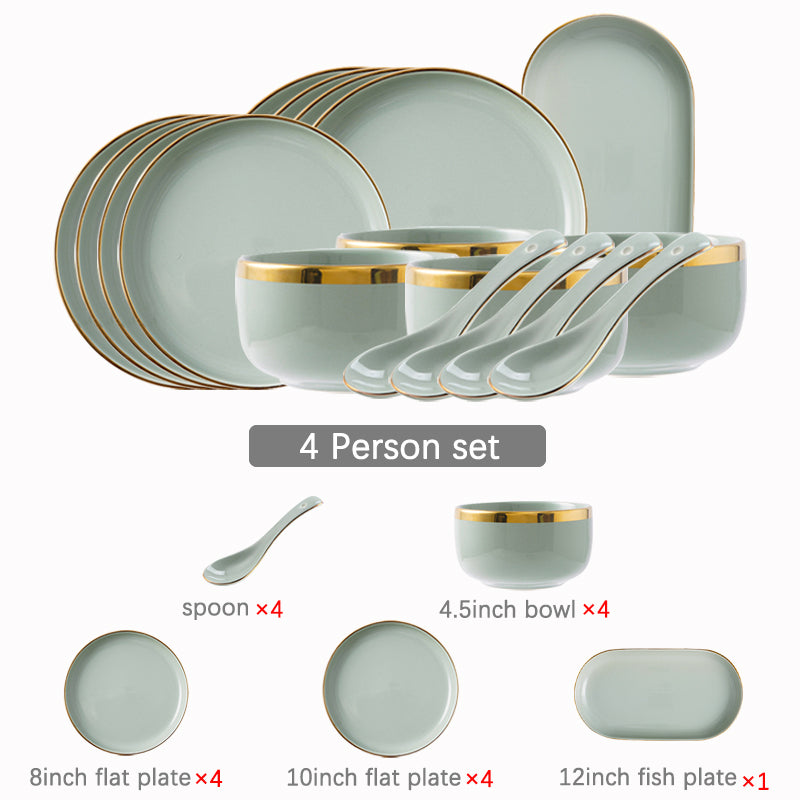 Eugenia Tiara Luxury Dinnerware Set - DARIYA HOME