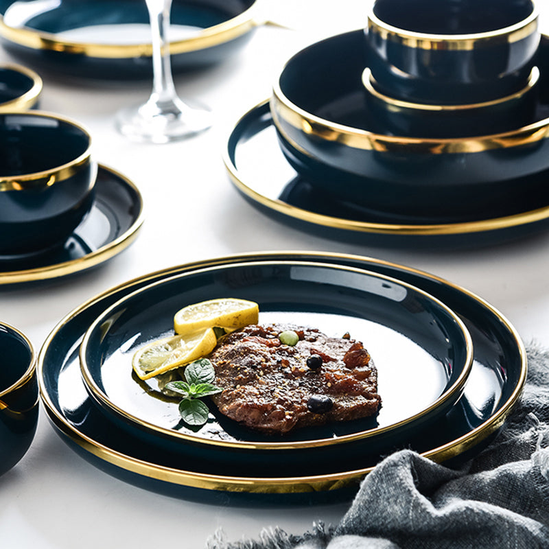 Giacomo Blue Luxury Dinnerware Set - DARIYA HOME