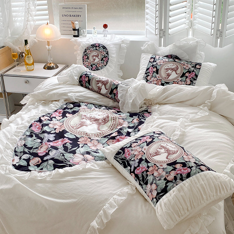 Clelia Royal Luxury Soft Cotton Bedding Set - DARIYA HOME