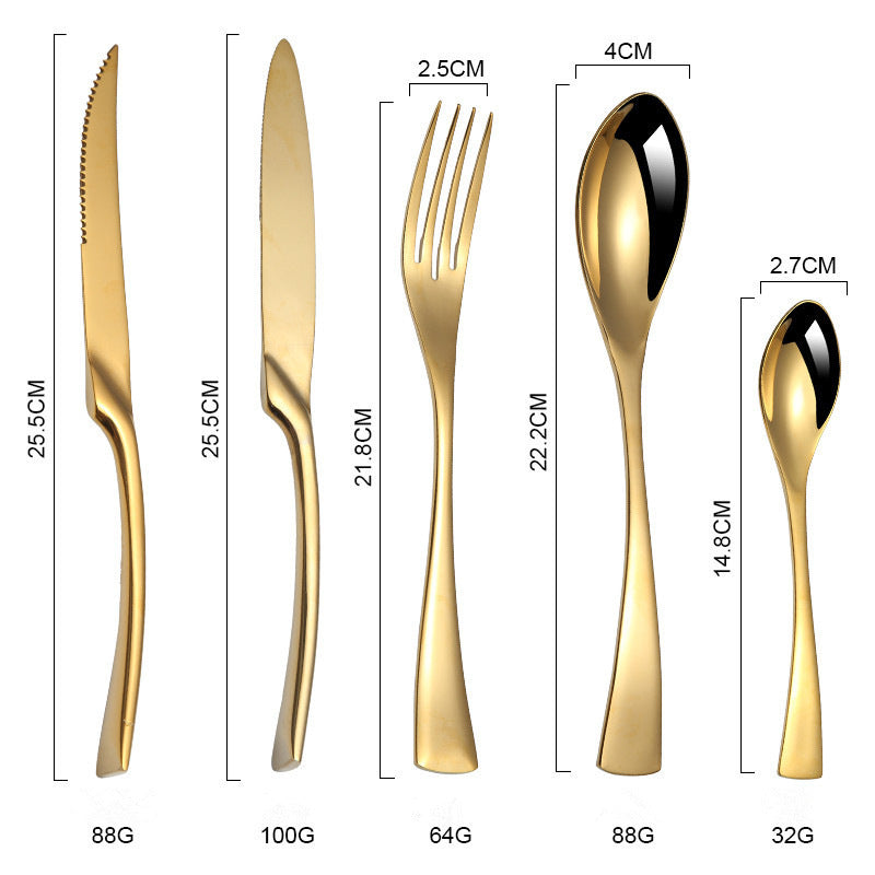 Valea Gold Cutlery Set - DARIYA HOME