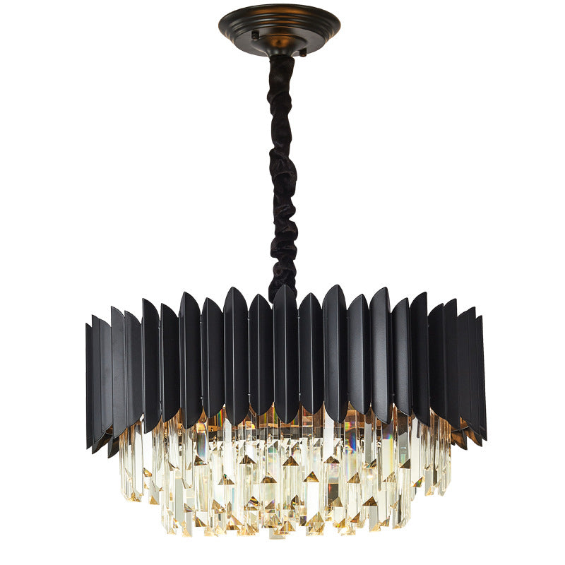 Augusta Crystal Luxury Black Chandelier