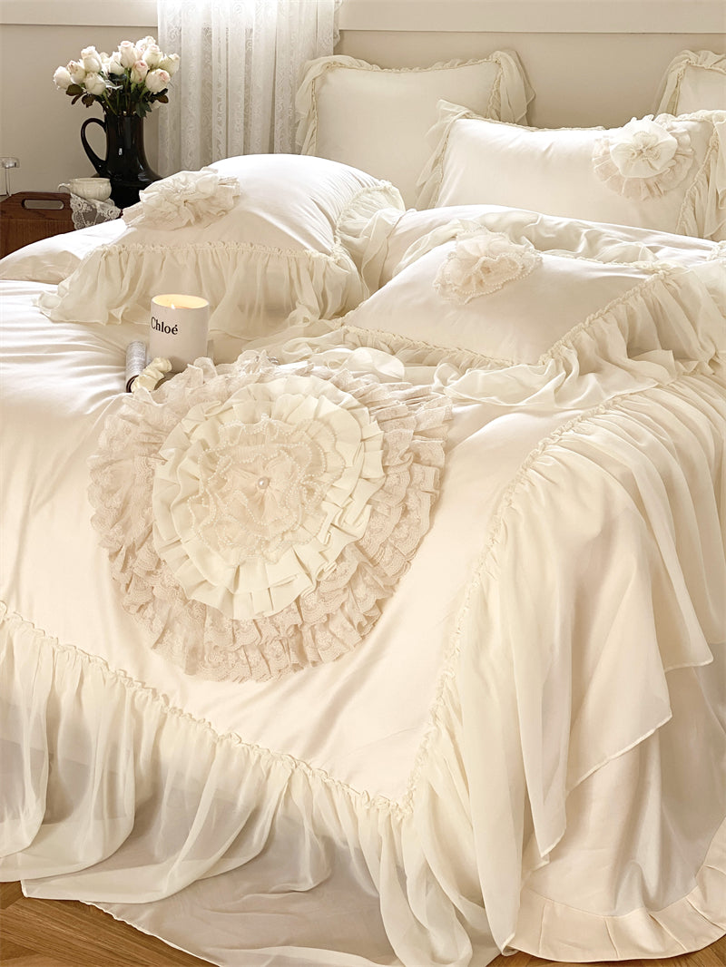 Rosemary Luxury Egyptian Cotton Handmade Royal Bedding Set - DARIYA HOME