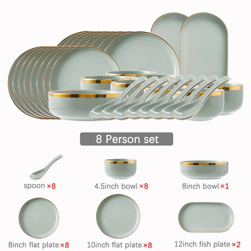 Eugenia Tiara Luxury Dinnerware Set - DARIYA HOME