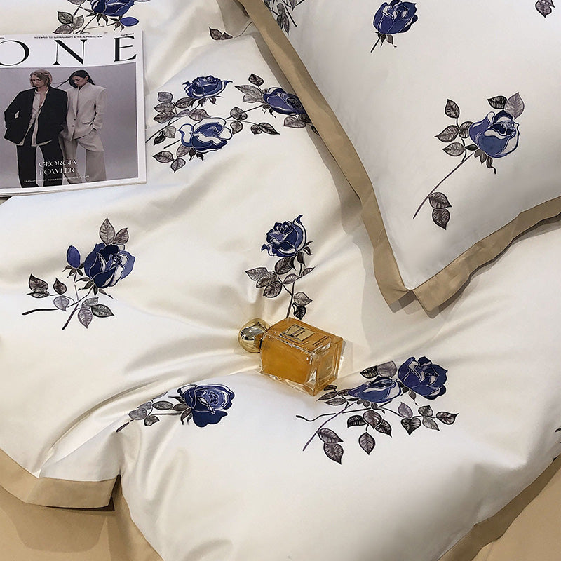 Elektra Fiori Hampton 1000TC Egyptian Cotton Duvet Bedding Set - DARIYA HOME