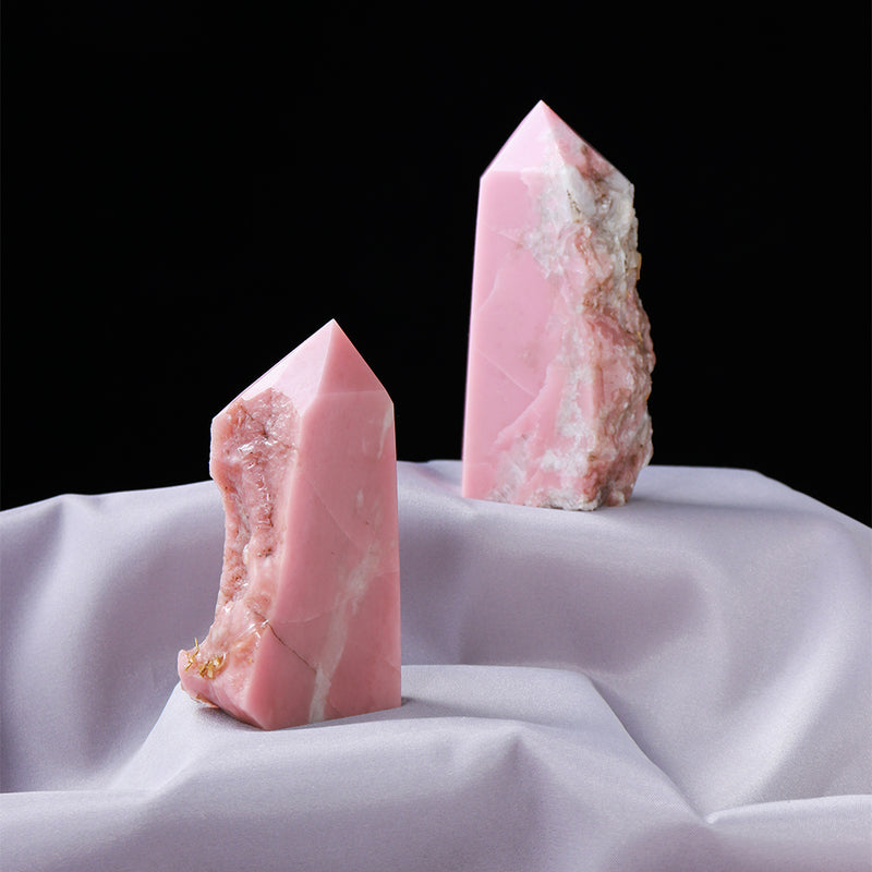 Natural Pink Opal Crystal Luxury Home Decoration