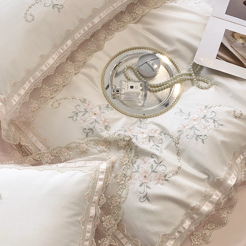 Josephine Flowers 1200TC Egyptian Cotton Royal Duvet Bedding Set - DARIYA HOME