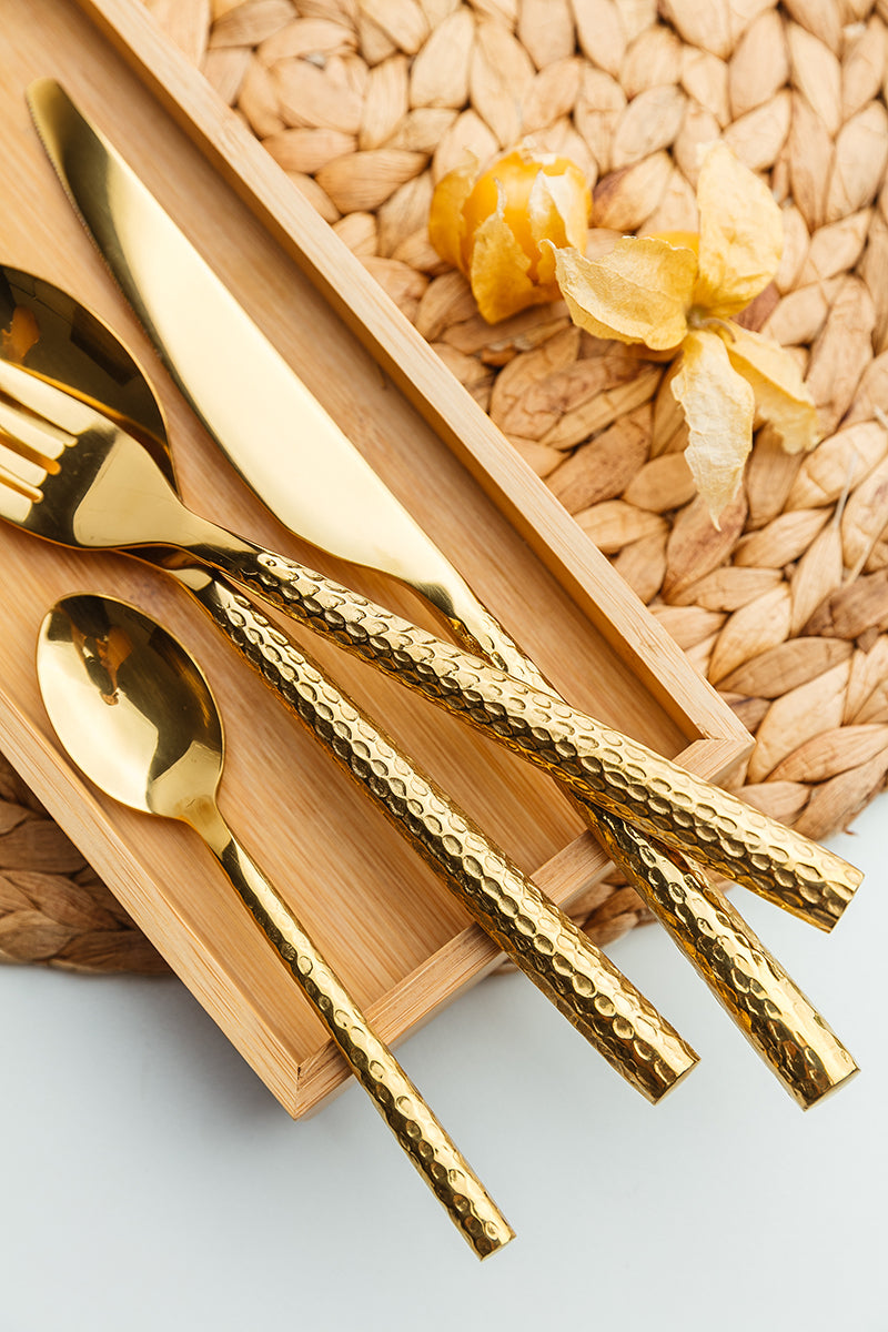 Razzano Gold Luxury Cutlery Set - DARIYA HOME