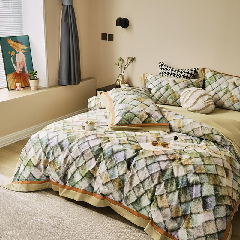 Caledonia Luxury Egyptian Cotton Duvet Bedding Set - DARIYA HOME