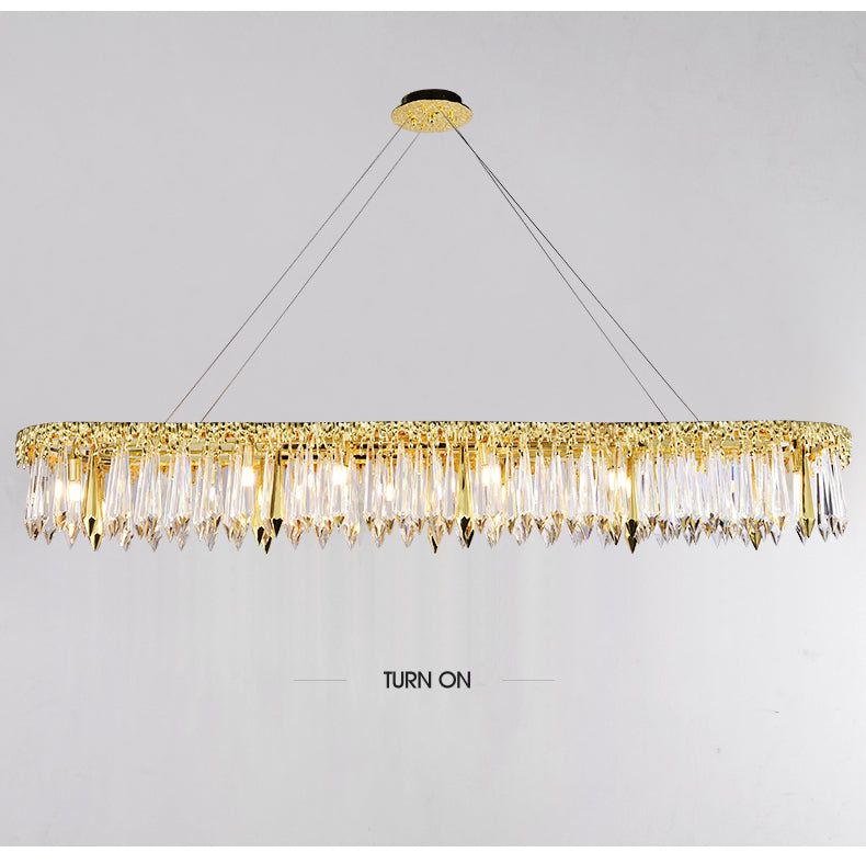 Venus Copper Luxury Crystal Handmade Round Chandelier - DARIYA HOME