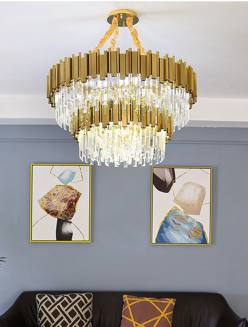 Veolia Luxury Handmade Crystal Chandelier - DARIYA HOME