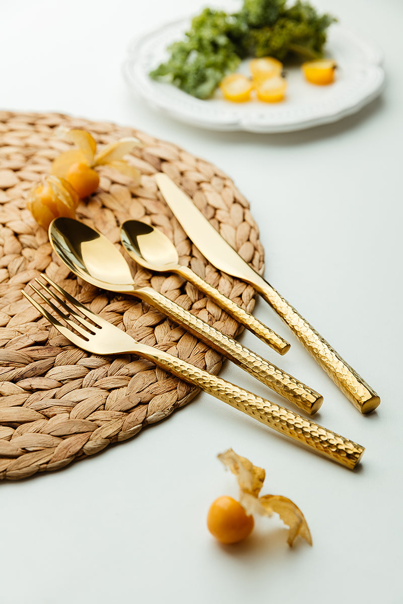 Razzano Gold Luxury Cutlery Set - DARIYA HOME