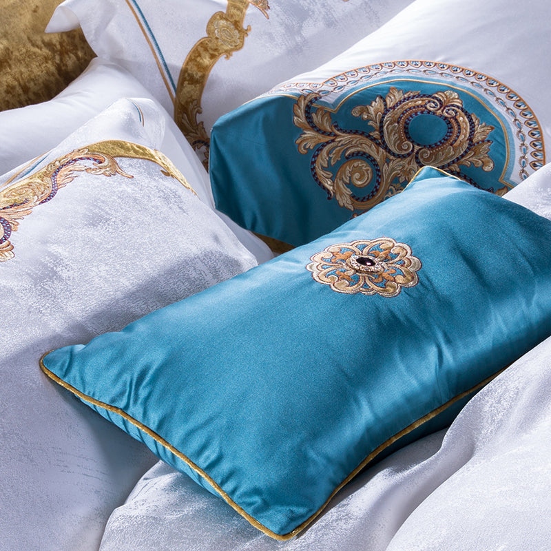 Samanta Luxury Satin Cotton Royal Duvet Bedding Set - DARIYA HOME