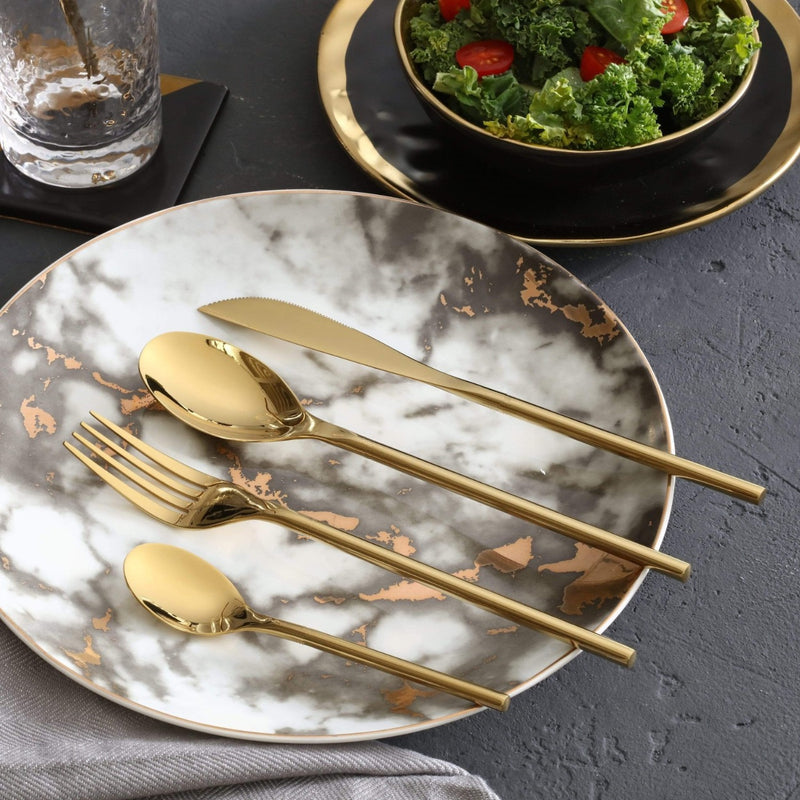 Navona Gold Exquisite Cutlery Set - DARIYA HOME