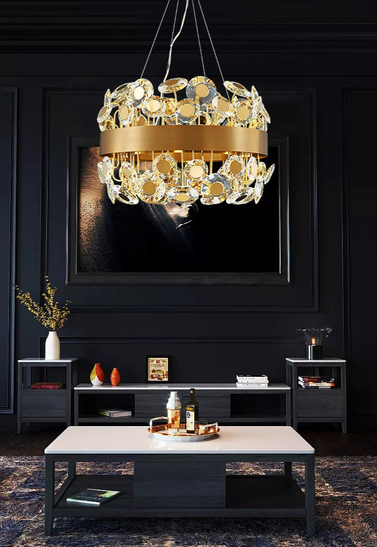 Cybele Luxury Handcrafted Crystal Chandelier - DARIYA HOME