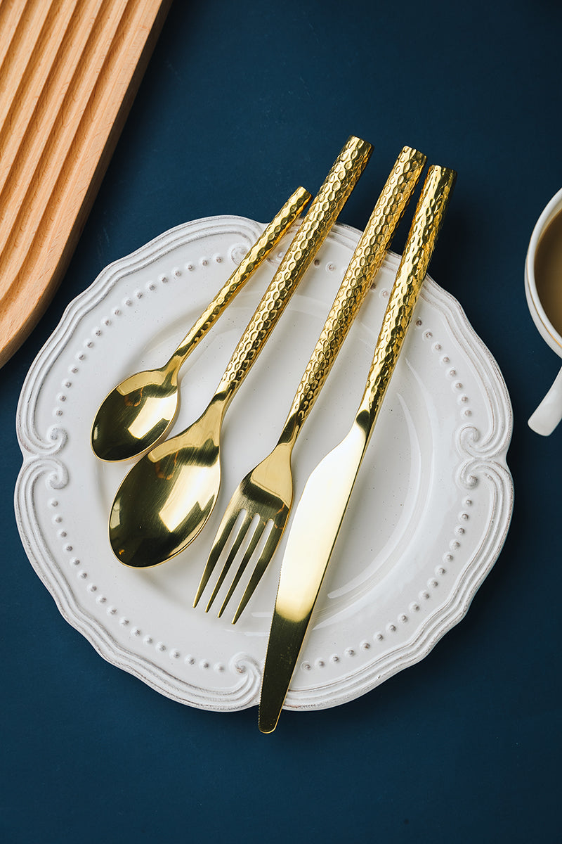 Razzano Gold Luxury Cutlery Set - DARIYA HOME