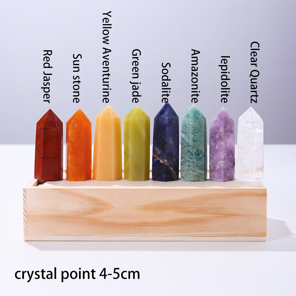 8 Crystals Set Home Decoration