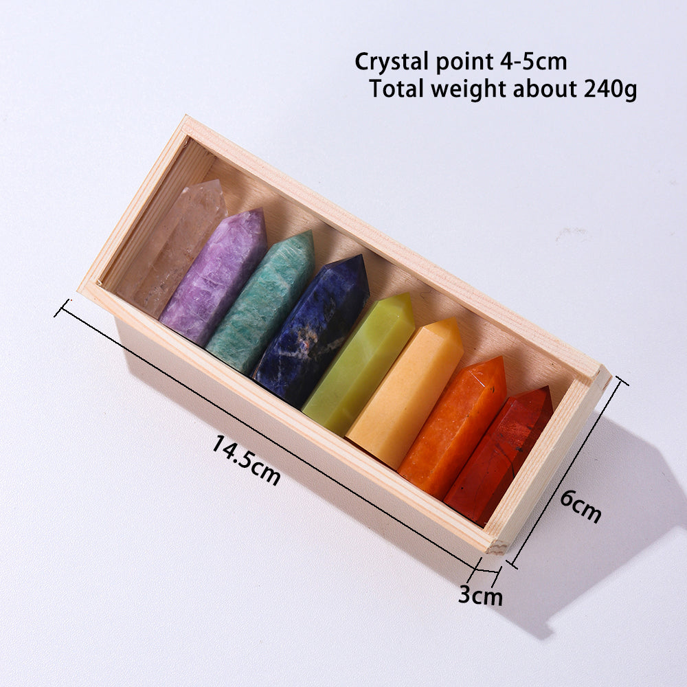 8 Crystals Set Home Decoration