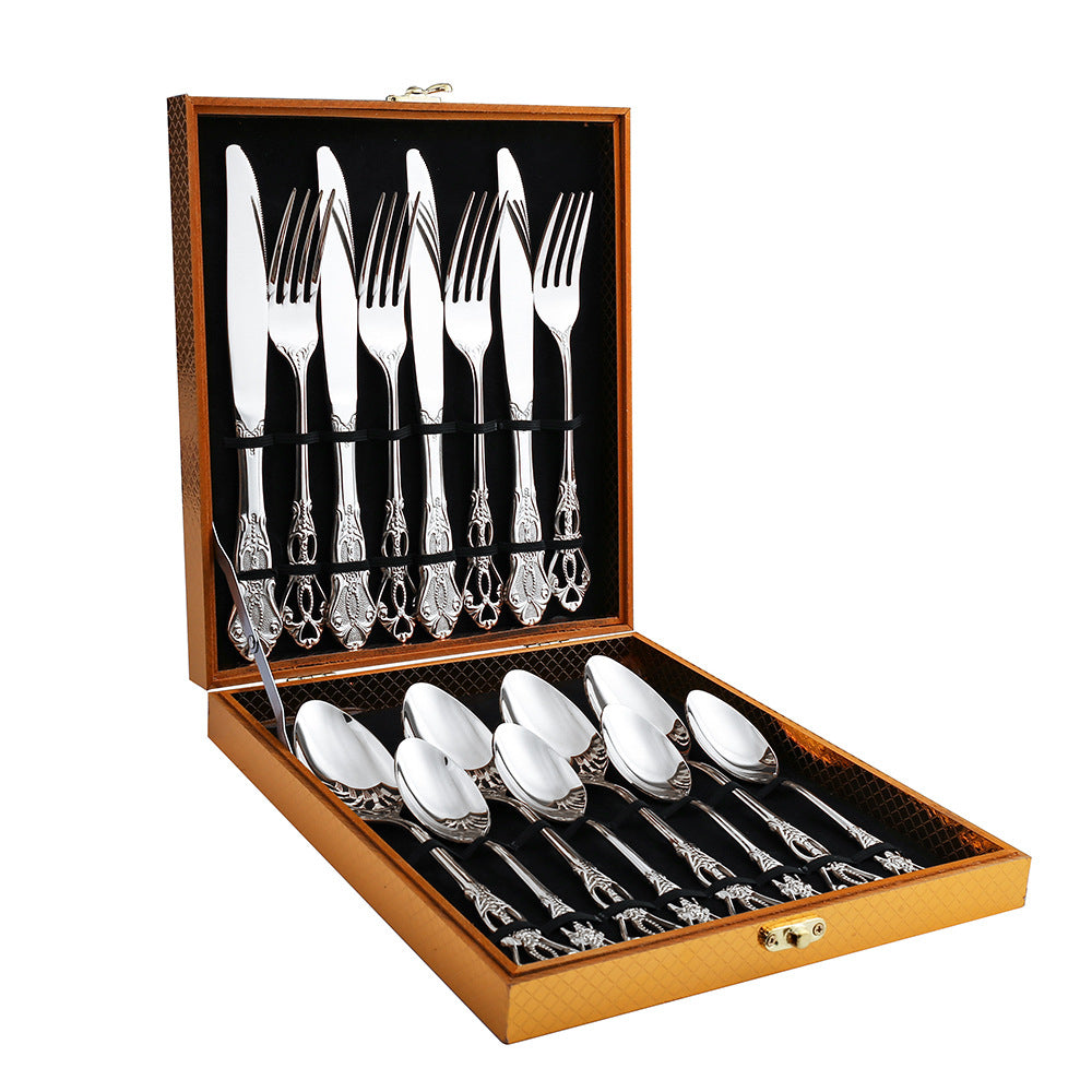 Diana Silver Royal Cutlery Set - DARIYA HOME