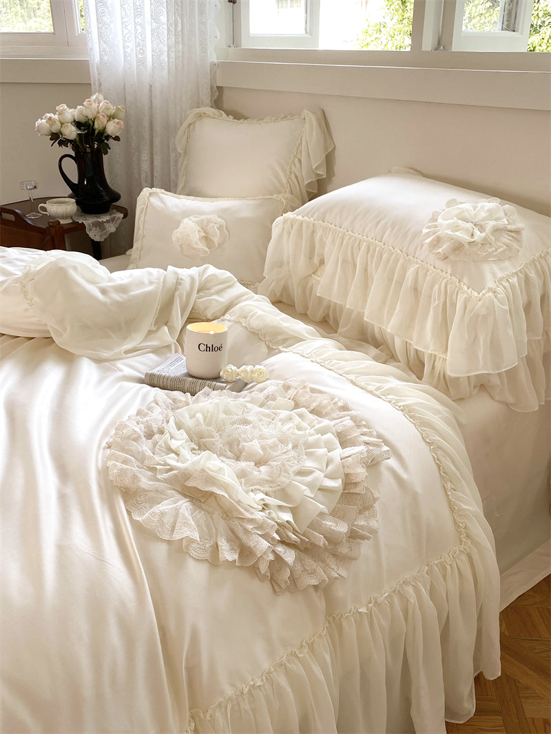 Rosemary Luxury Egyptian Cotton Handmade Royal Bedding Set - DARIYA HOME