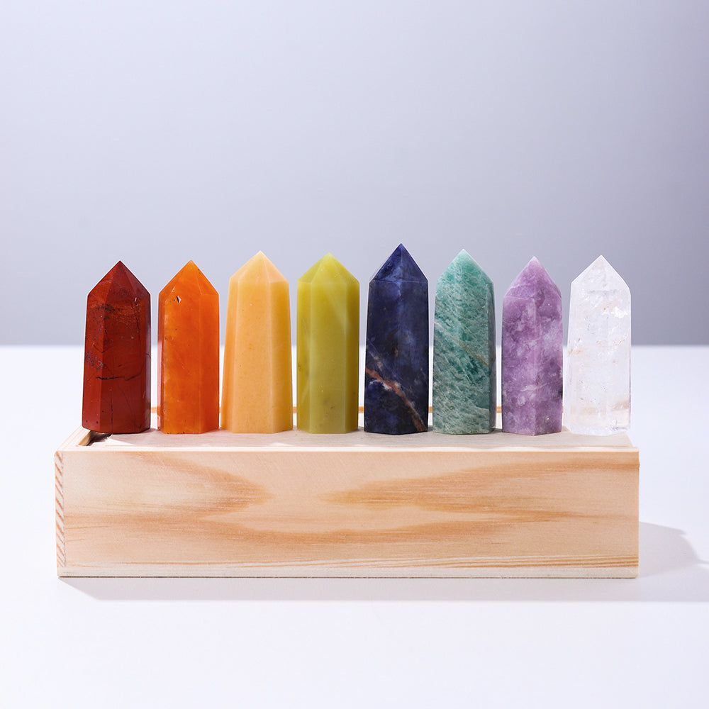 8 Crystals Set Home Decoration