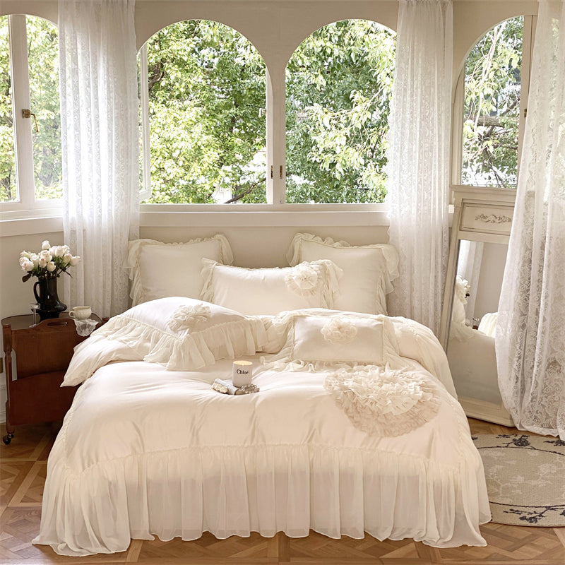 Rosemary Luxury Egyptian Cotton Handmade Royal Bedding Set - DARIYA HOME