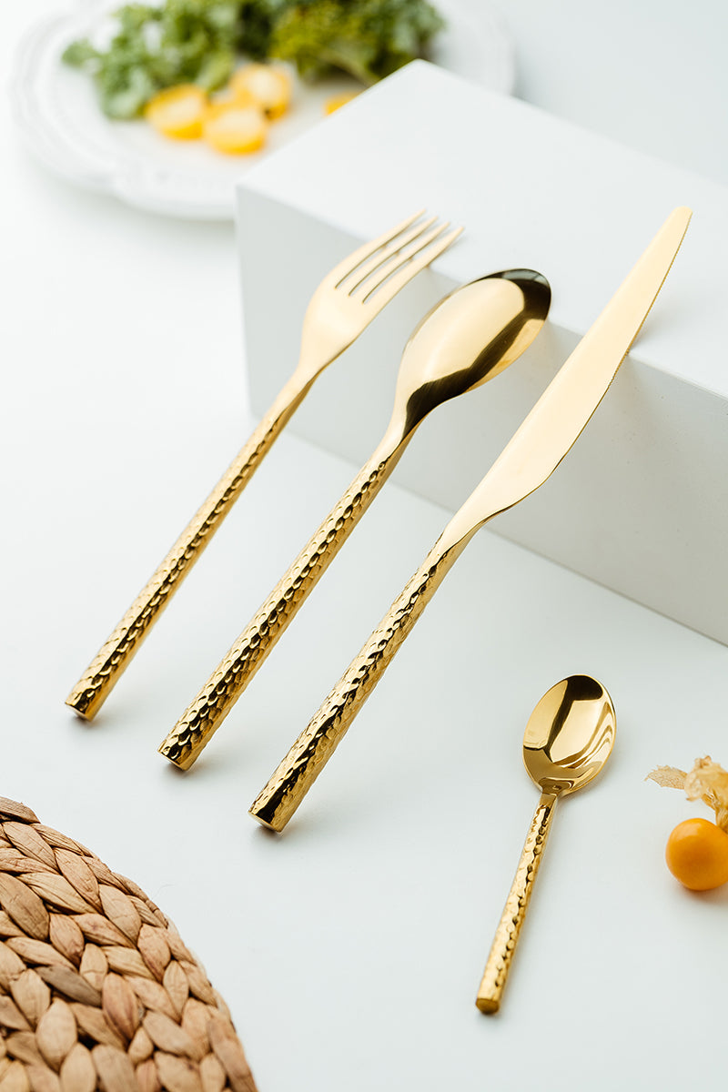 Razzano Gold Luxury Cutlery Set - DARIYA HOME