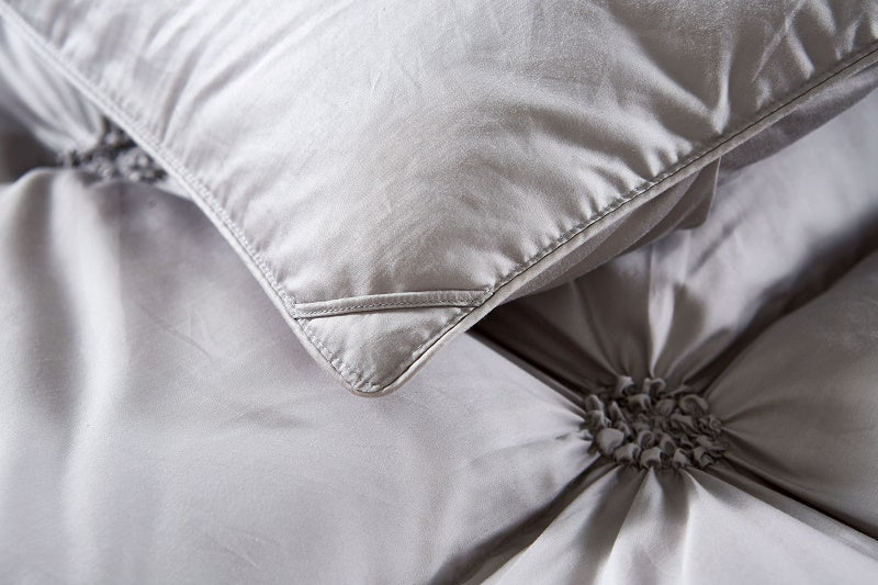 Saraya Shady Lady Premium Quilted Cotton Goose Down All Seasons Luxury Comforter - DARIYA HOME