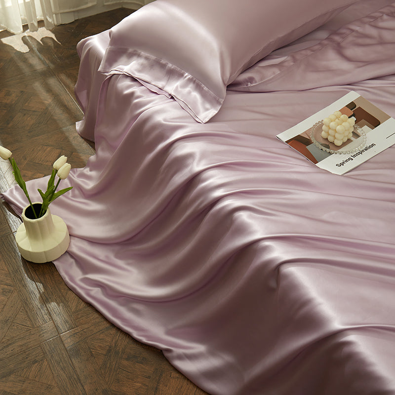 Thana Martini Mulberry Silk Luxury Bedding Set - DARIYA HOME