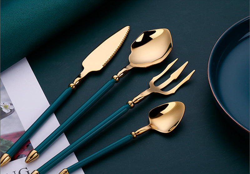 Amani Gold Luxury Cutlery Set - DARIYA HOME